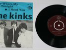 KINKS * 7`*  WONDER WHERE MY BABY IS TONIGHT * SWEDEN 1965