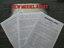 New Model Army - Raw Melody Men  Rare 2 x 12