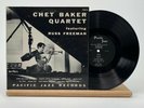 Chet Baker Quartet ft. Russ Freeman 10” Vinyl Mono Pacific Jazz PJLP-6 VERY NICE
