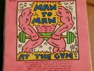 KEITH HARING ORIGINAL ART COVER & VINYL MAN TO MAN AT THE GYM SEALED