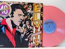 ELVIS PRESLEY elvis's 40 greatest (pink vinyl) 2X LP EX/EX, PL 42691 (2), vinyl,