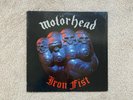 MOTORHEAD IRON FIST ORIG 1ST VINYL BRONZE PRESS LP 1982 GERMANY W/INNER SLEEVE