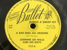 COUNTRY 78 - JOHNNIE LEE WILLS - A BAD DEAL ALL AROUND - BULLET - HEAR LISTEN