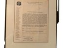American society of Recording Artists 1935 signed Noel coward