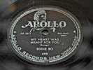 MY HEART WAS MEANT FOR YOU / I CRY OH BY EDDIE BO ON APOLLO 78RPM  RECORDS