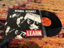verbal assault learn lp original positive force #7 NM Free shipping PUNK