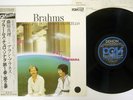 MARI FUJIWARA BRAHMS CELLO SONATAS NO.1 & 2 DENON OF-7015-ND JAPAN OBI VINYL LP