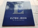 ELTON JOHN DIAMONDS *MISSPRESS 1 BLUE 1 BLACK VINYL*  2017  MINT  ARCHIVED LP