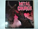 metal church metal church with original neck brace insert 1984 first press vinyl