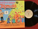 CHRISTMAS WITH THE CHIPMUNKS Alvin, Simon & Theodore LP Liberty Records  LM-1071