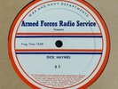 DICK HAYMES SHOW HELEN FORREST SAMMY KAYE 16 INCH RADIO SHOW TRANSCRIPTION DISC