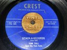 Rockabilly 45 Tom Tall & his Tom Kats Stack-A-Records Crest Hear (description)