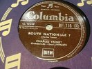 78 RPM - Charles Trenet – Route Nationale 7 / A La Porte Du Garage - EX+++ - (5)