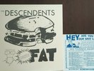 DESCENDENTS - Bonus Fat - First Pressing - New Alliance-1985-Insert