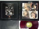 BEATLES LET IT BE APPLE AP 80189 JAPAN RED VINYL VINYL LP