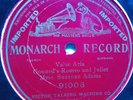 78 rpm Victor 91006, Suzanne Adams, Romeo & Juliet French soprano, one-sided V+