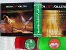 QUEEN LIVE KILLERS ELEKTRA P-5567,8E JAPAN OBI CLEAR RED & GREEN VINYL 2LP