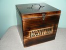 Led Zeppelin 45 RPM Record Storage box Quality Solid Wood New & NICE