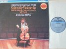 BACH CELLO SUITES 5+6 - JÖRG BAUMANN - TELEFUNKEN 6.43045 AZ - NM