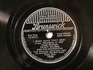 JAZZ BILLIE HOLIDAY TEDDY WILSON I Must Have That Man BRUNSWICK 7729