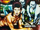DAVID BOWIE   Diamond Dogs   Original 1974 UK orange label 11-track vinyl g/f LP