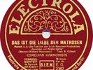78 RPM Comedian Harmonists - Das ist die Liebe der Matrosen / Wenn der Wind weht