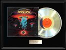 BOSTON SELF TITLED DEBUT WHITE GOLD PLATINUM TONE RECORD LP RARE NON RIAA AWARD