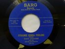 EDDY DUGOSH 45 'STRANGE KINDA FEELING' USA SARG HOT 1956 TEXAS ROCKABILLY 70S RE