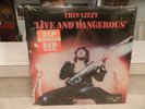 THIN LIZZY Live And Dangerous 2 LP Vinyl Translucent Red Rare ROCKTOBER