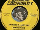 JEANNE EWING Jazz promo 45 San Francisco Is A Lonely Town b/w same VG++