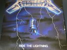 METALLICA - RIDE THE LIGHTNING Record + INNER - UK ISSUE - Music For Nations