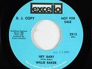 Blues R&B 45 - Willie Baker - Hey Baby - Excello - VG+ mp3