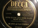 Ink Spots Ella Fitzgerald 78 RPM Decca 23356 Making Believe Rain Must Fall 1944