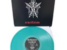 HELLHAMMER CRUCIFIXION LP RARE UNNOFICIAL  GREEN OLIVE VINYL. MINT