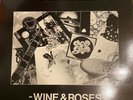 BOB MOSLEY - WINE & ROSES Folk Rock LP Nightshift records with card