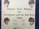 THE BEATLES -First Christmas Record- 1963 Fan Club Flexi disc /Newsletter / Rare