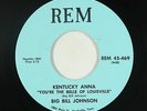 C&W Bopper 45 - Big Bill Johnson - Kentucky Anna - REM - VG+ mp3 - obscure
