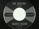Doo-Wop 45 - Avalons - Hearts Desire - Unart - VG+ mp3