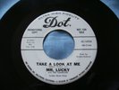 MR. LUCKY AND THE GAMBLERS PROMO 45 Dot Records 45-16930 Take A Look At Me