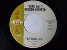 Four J's - Here Am I Broken Hearted  VG++/M-  1963