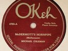 Okeh 4703 - Michael Coleman violin - Irish Reel Medley - 1920s Irish 78rpm
