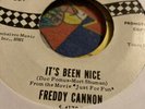 Rock N Roll  45 Freddy Cannon Its Been Nice/ups And Downs Of Love Swan