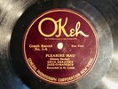 HOT JAZZ CHARLIE CREATH JAZZOMANIACS Okeh (Pers) Pleasure Mad/Mkt St Blues V+V