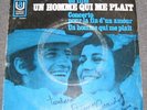 disque vinyle 45T - Un homme qui me plait - autographe Annie Girardot -