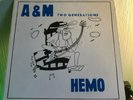 A & M Two generations -Hemo-, Krautrock Original 1975+Single+Sticker