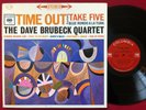 DAVE BRUBECK QUARTET   TIME OUT LP (1962) EX/NM COLUBMIA CS8192 STEREO 360 BLACK