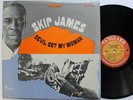 Skip James Vanguard LP 1968 in Shrink Delta Blues