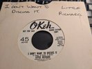 LITTLE RICHARD- I DONT WANT TO DISCUSS IT. OKEH DEMO- VG+NORTHERN SOUL