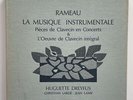 Huguette Dreyfus Rameau Complete Harpsichord Woks Valois CMB 20