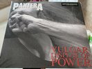 Pantera Vulgar Display of Power White True Metal Gray Marbled Vinyl Lp Sold out